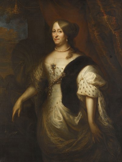 Cornelia Teding van Berkhout (1614-80)、Maerten Harpertsz Tromp の妻 作： Jan Lievens