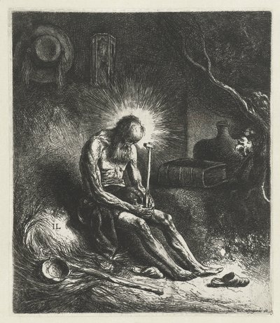 聖ジェローム 作： Jan Lievens