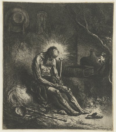 聖ジェローム 作： Jan Lievens