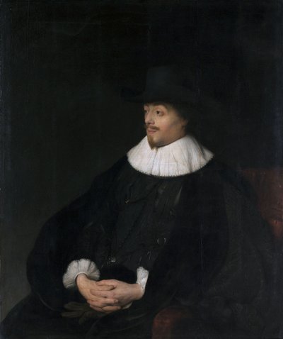 コンスタンティン・ホイヘンス（1596-1687）の肖像 作： ヤン・リーベンス