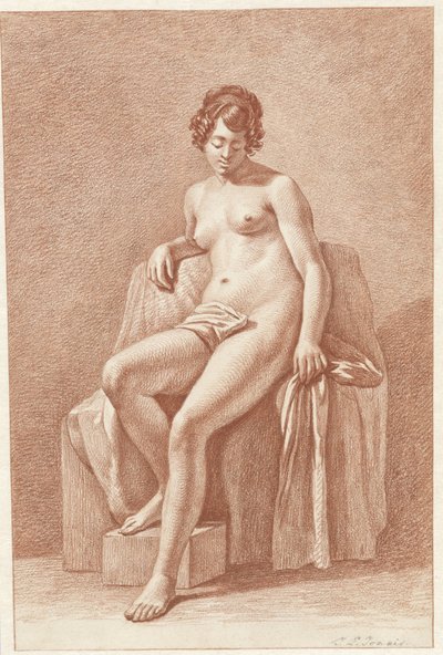 着席女性ヌード 作： Jan Lodewijk Jonxis