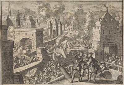 マクデブルクの征服、1631年 作： Jan Luyken (attributed to)