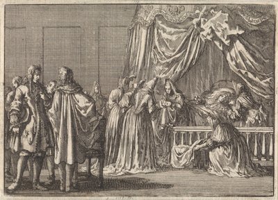 イングランド王ジェームズ 2 世の息子の誕生、1688 年 作： Jan Luyken