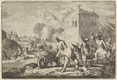 1674 年に重労働を宣告されたハンガリーの改革派大臣 作： Jan Luyken