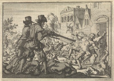 ティラーノでの改革派の暗殺、1620年 作： Jan Luyken