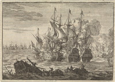 ビーチーヘッドの戦い、1690年 作： Jan Luyken
