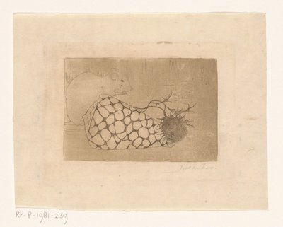 マウス、シェル、アザミ 作： Jan Mankes (signed by artist)