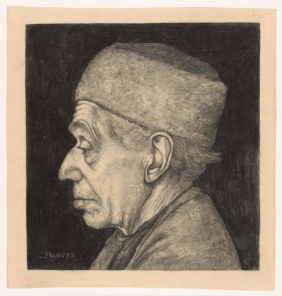 Douwe、左の横顔 作： Jan Mankes