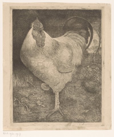 片足のオンドリ 作： Jan Mankes
