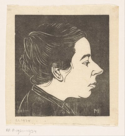 アン・ゼルニケの肖像 作： Jan Mankes