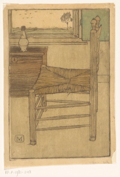 い草座椅子 作： Jan Mankes