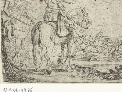 騎兵戦の 2 人の騎手 騎兵戦（シリーズタイトル） 作： Jan Martszen de Jonge