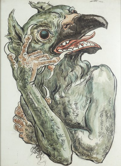 鳥の頭を持つ悪魔 作： Jan Matejko