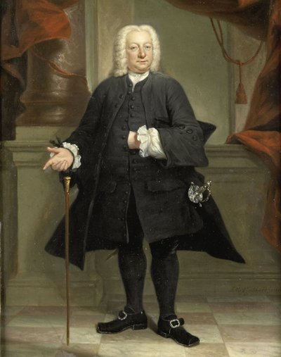 男の肖像 作： Jan Maurits Quinkhard (signed by artist)