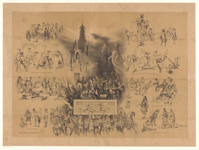 ライデン大学創立 300 周年のマスカレード 作： Jan Mesker