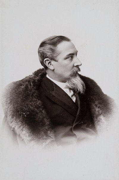 画家Henryk Siemiradzki 1843-1902、1893年の肖像。 作： Jan Mieczkowski