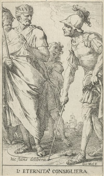 Popilius Laenas tekent een cirkel L