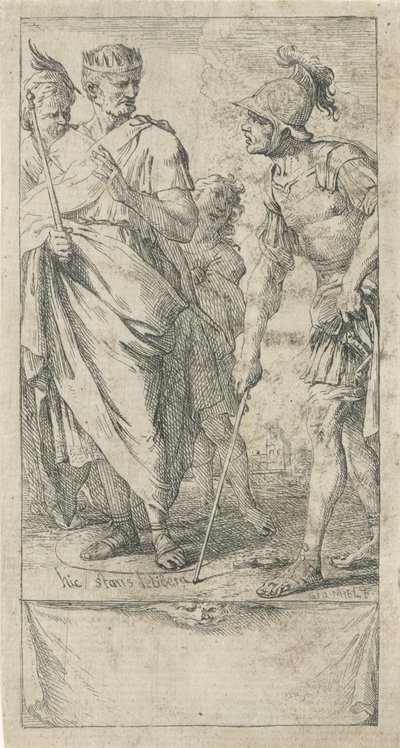 Popilius Laenas tekent een cirkel 作： Jan Miel