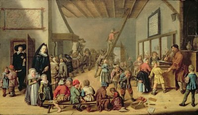 学校の部屋、1634 作： Jan Miense Molenaer