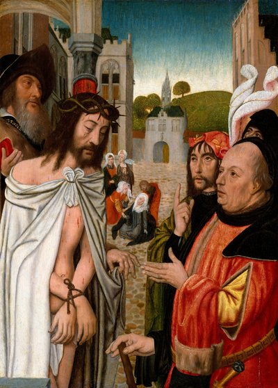 人々に見せられたキリスト、1510-15。 作： Jan Mostaert