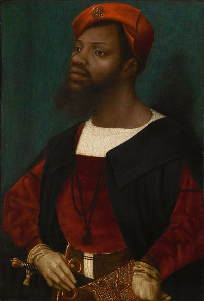 1530年頃のアフリカ人の肖像 作： Jan Mostaert