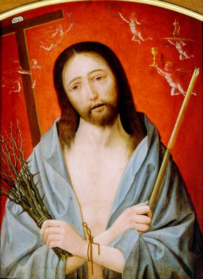 悲しみの男、c1520。 作： Jan Mostaert