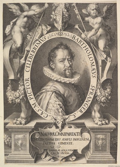 Bartholomeus Spranger の肖像、カリフォルニア州。 1616年。 作： Jan Muller