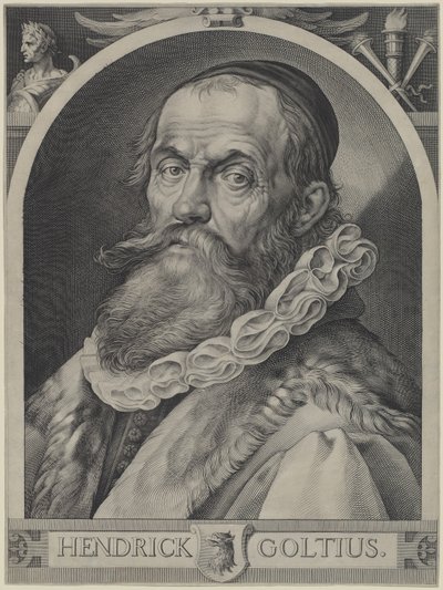 ヘンドリック・ゴルツィウスの肖像 作： Jan Muller, Hendrick Goltzius