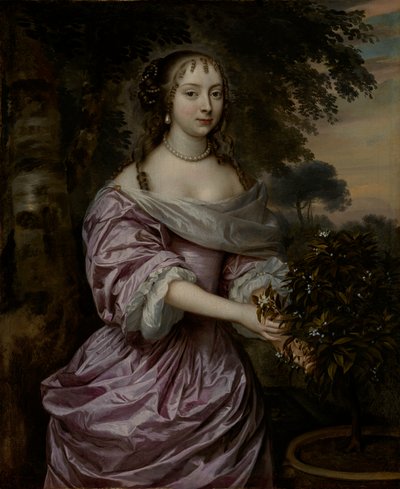女性の肖像画、1660年代 作： Jan Mytens or Mijtens
