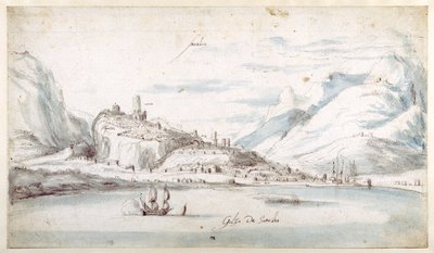 The Gulf of Satalia（ペン、インク、ウォッシュ、紙 作： Jan Peeters