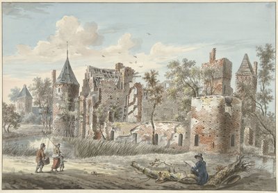 マールセン近くのハウス テル ハールの遺跡 作： Jan Philip Reuthel jr.