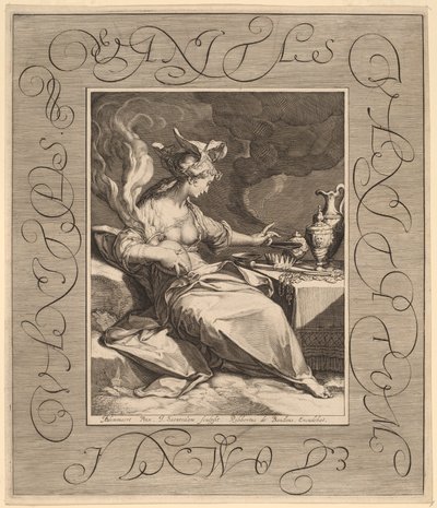 虚栄心の虚栄心、すべては虚栄心です 作： Jan Pietersz Saenredam, after Abraham Bloemaert