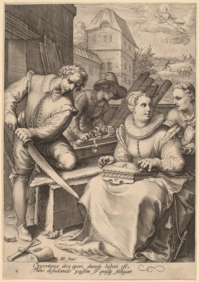 一 作： Jan Pietersz Saenredam, after Hendrik Goltzius