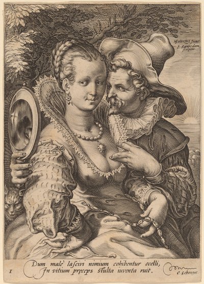 視力 作： Jan Pietersz Saenredam after Hendrik Goltzius