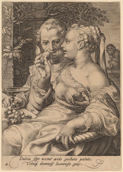 味 作： Jan Pietersz Saenredam after Hendrik Goltzius