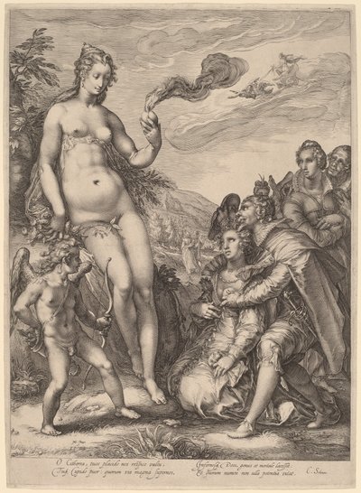 金星のカルト 作： Jan Pietersz Saenredam, after Hendrik Goltzius