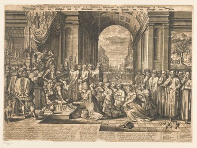 ヘルトーヘ・ヴァン・アルバの残酷な専制政治の下での悲惨なオランダのイメージ 作： Jan Pietersz. van de Venne