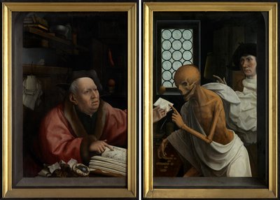 Death and the Miser、c.1515-21（パネルに油彩） 作： Jan Provoost