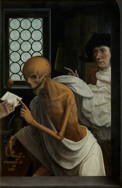 死と守銭奴の詳細、1515〜21年頃（パネルに油彩） 作： Jan Provoost