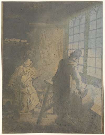 靴屋 作： Jan Ruyscher (attributed to)