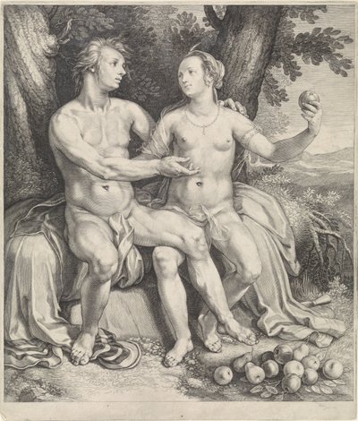 Vertumnus en Pomona 作： Jan Saenredam
