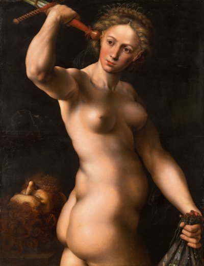 ユディト 1540年頃（油彩・パネル） 作： Jan Sanders van Hemessen