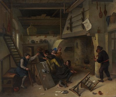 酒場での乱闘 作： Jan Steen