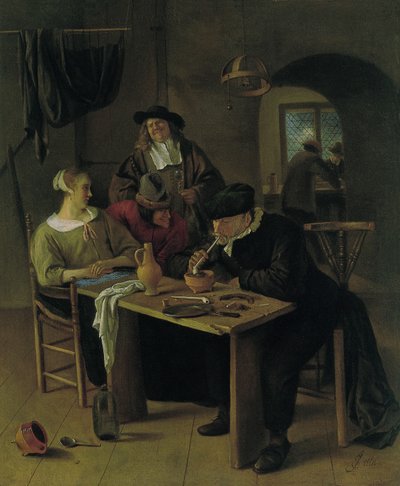 酒場の風景 作： Jan Steen