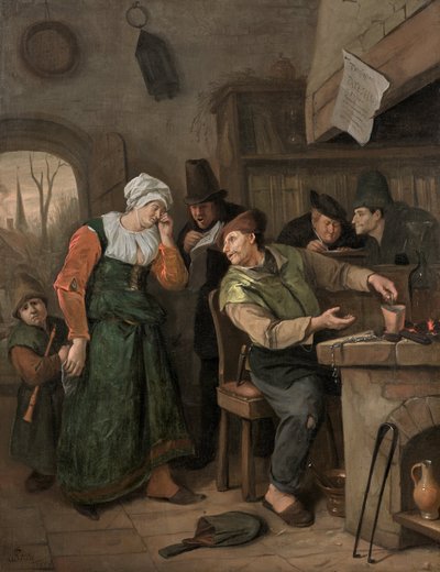 錬金術師と泣き虫な妻 作： Jan Steen