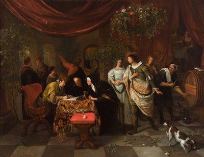 トビアスとサラの結婚 作： Jan Steen