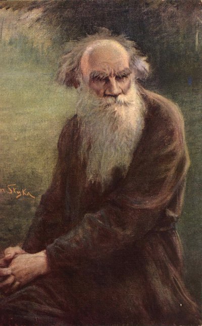 著者の肖像レオ・N・トルストイ1828-1910、1910 作： Jan Styka