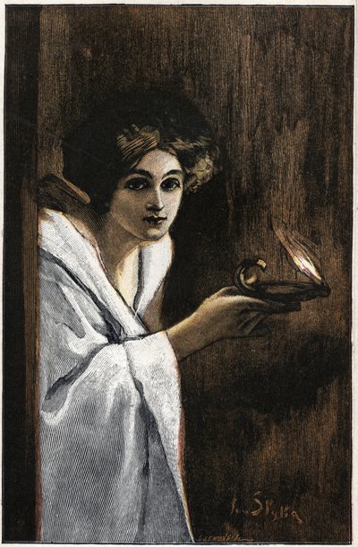 JAN STYKA（1858-1925）がヘンリク・シエンキェヴィッチの小説「Quo Vadis」のために描いたイラスト。 作： Jan Styka