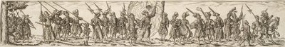 軍服、中央は旗手 作： Jan Theodor de Bry