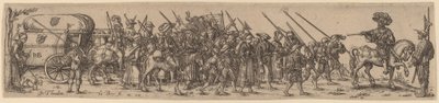 軍曹と手荷物列車 作： Jan Theodor de Bry after Barthel Beham